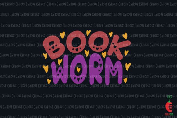 Book Worm Retro Book Lover: Graphics & Crafts Review
