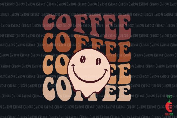 Coffee Retro Groovy Smiley Face Graphics & Craft Review