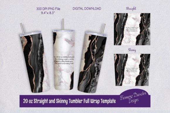 Driver Appreciation Sublimation Wrap: Graphics & Print Templates