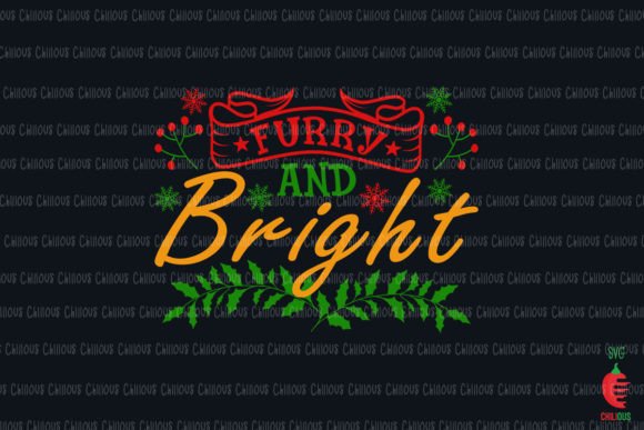 Furry and Bright Dog Christmas: Festive Graphics & Crafts Asset