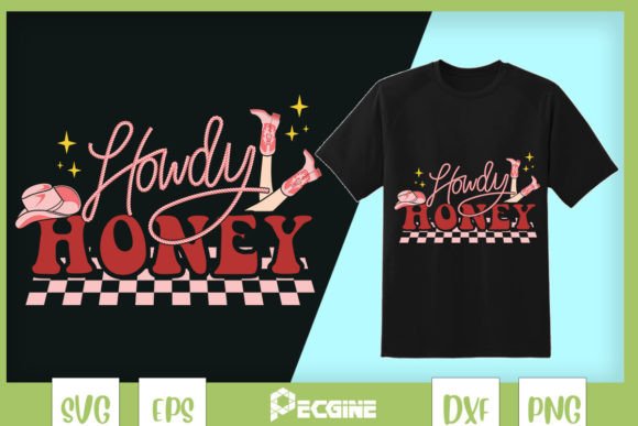 Howdy Honey Western Valentine Graphics for Crafts