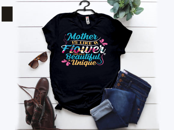 Mother is Like a Flower: Graphics & Print Templates