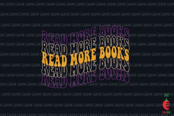 Read More Books Retro Book Lover Graphics & Crafts