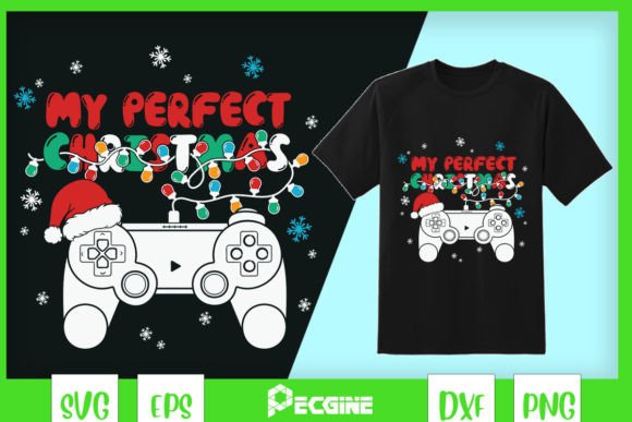 Video Gamer My Perfect Christmas: Graphics for Crafts
