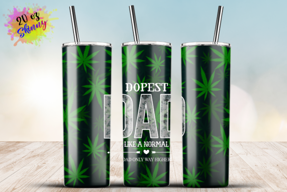 Weed Marijuana Dope Dad 20oz Wrap: Graphics & Crafts Review